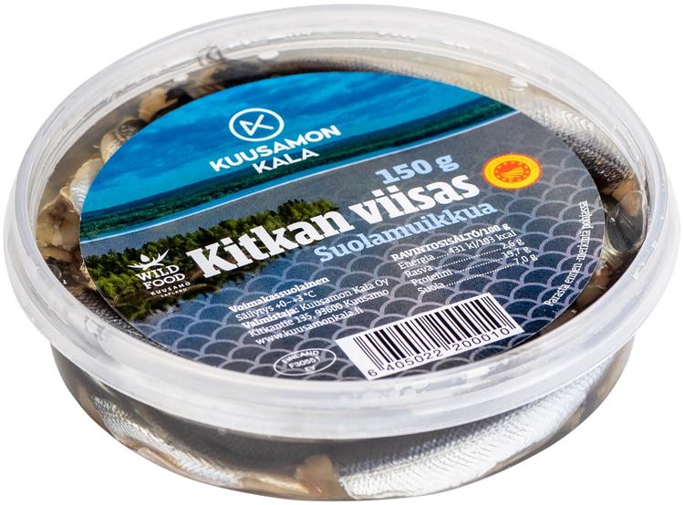 Kuusamon kala Kitkan viisas suolamuikkua 150g
