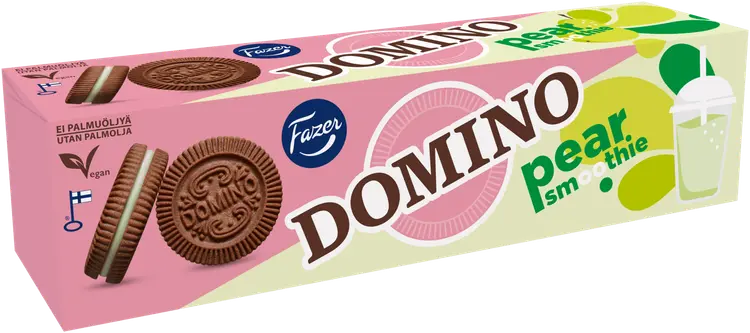 Fazer Domino Pear Smoothie täytekeksi 175g