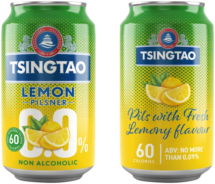Tsingtao Lemon Pilsner olut 0% 0,33l tlk