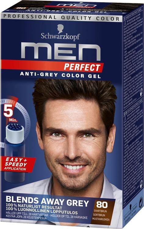 Schwarzkopf Men Perfect 80 Mustanruskea hiusväri