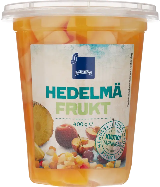 Rainbow 400g/250g hedelmäkuutiot mehussa