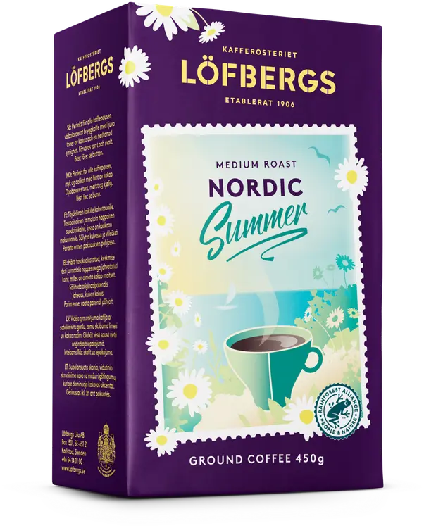 Löfbergs Nordic Suodatinkahvi 450 g Rainforest Alliance