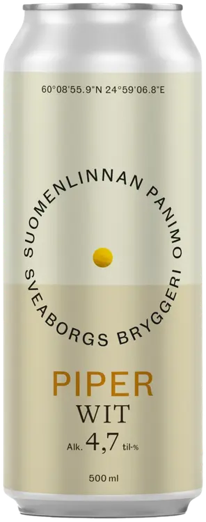Suomenlinnan Panimo Piper Wit 4,7% 50cl tölkki