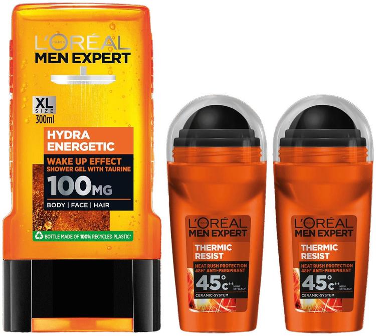 L'Oréal Paris Men Expert Hydra Energetic Turn The Energy On Deo & Shower lahjapakkaus 1kpl