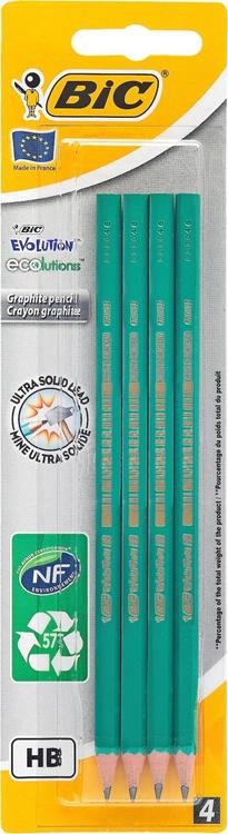 BIC Evolution lyijykynä 4kpl