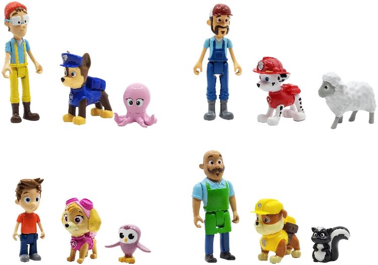 PAW PATROLI TEGELASTE KOMPLEKT