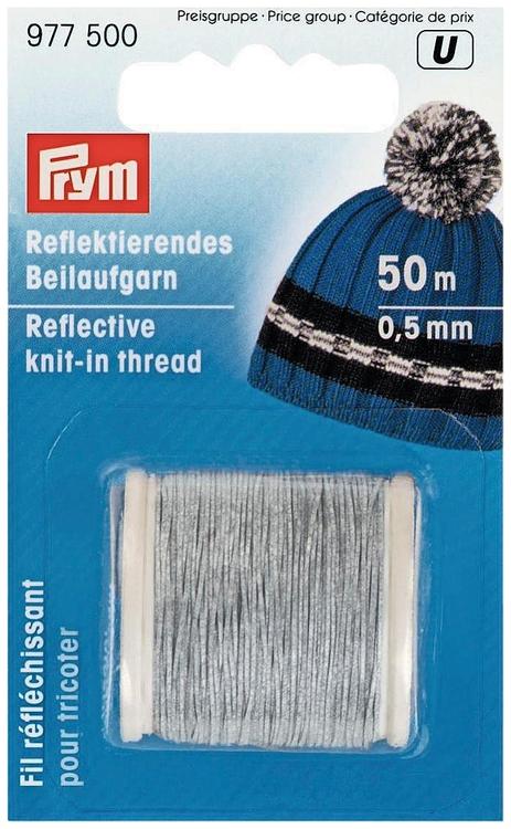 Prym heijastava lanka neuleisiin 0,5mm 50m