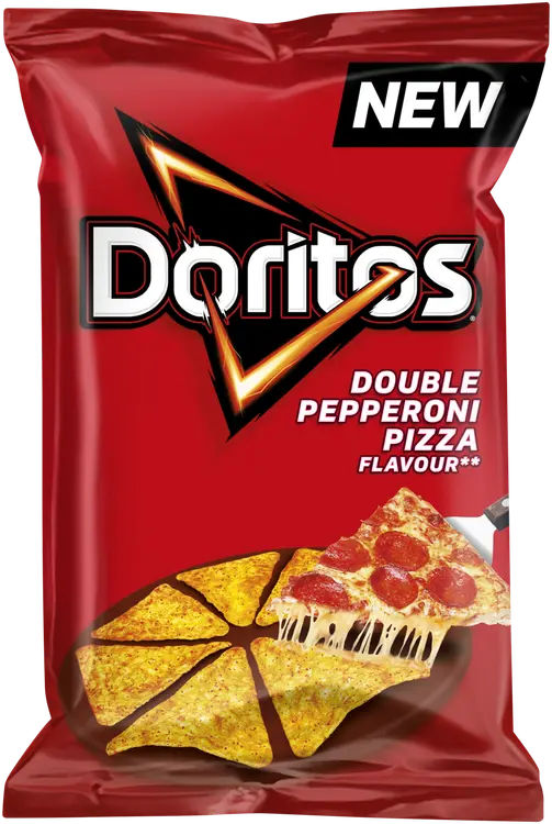Doritos double pepperoni pizzamaustettu nacho maissilastu 170g