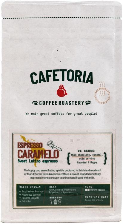 Cafetoria roastery Espresso Caramelo kahvipapu 250g