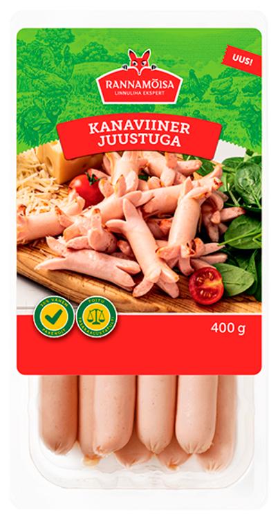 Kanaviiner juustuga 400g