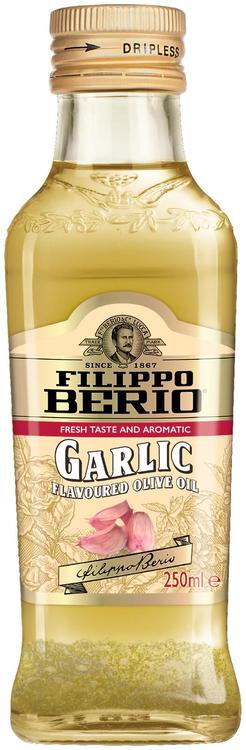 Filippo berio oliiviõli, rafineeritud ja väärisoliiviõlist küüslauguga 250ml