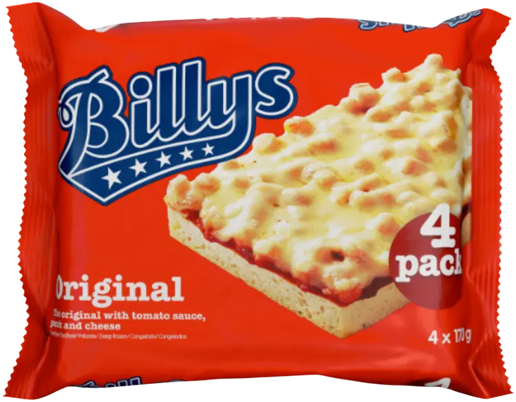 Billys Pan Pizza Original 4-pack 4x170g
