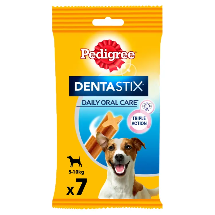 Pedigree Dentastix - Päivittäinen hammasherkku pienille koirille (5-10kg) - 7 kpl