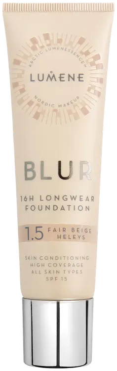 Lumene Blur Pitkäkestoinen meikkivoide SK15 1.5 Heleys 30ml