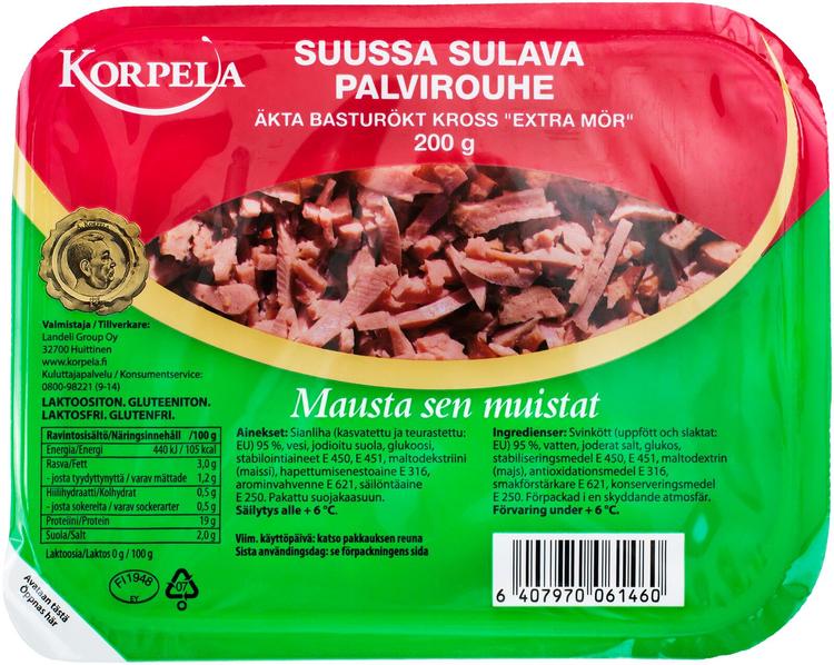 Korpela suussa sulava palvirouhe 200g