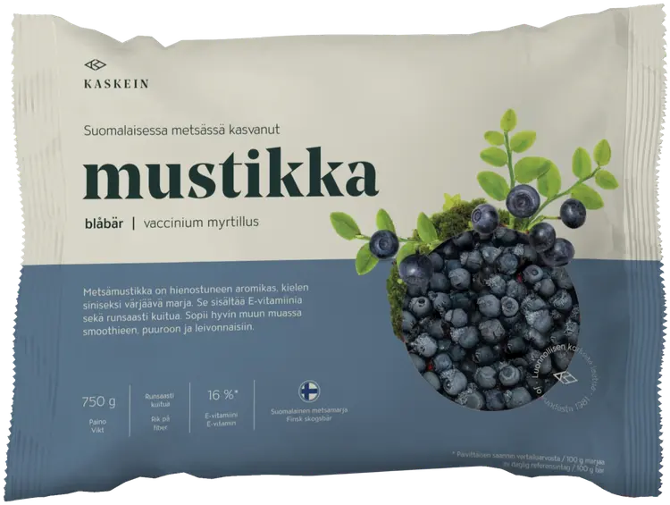 Kaskein 1 kg Mustikka pakaste