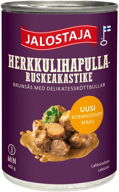 Jalostaja Herkkulihapullaruskeakastike 400 g