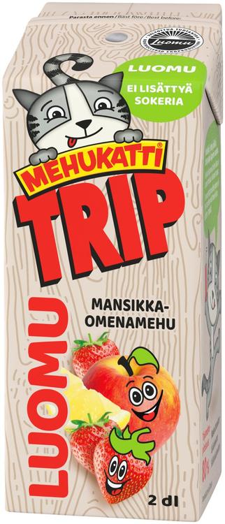 Mehukatti TRIP Luomu Mansikka-omenamehu 2 dl