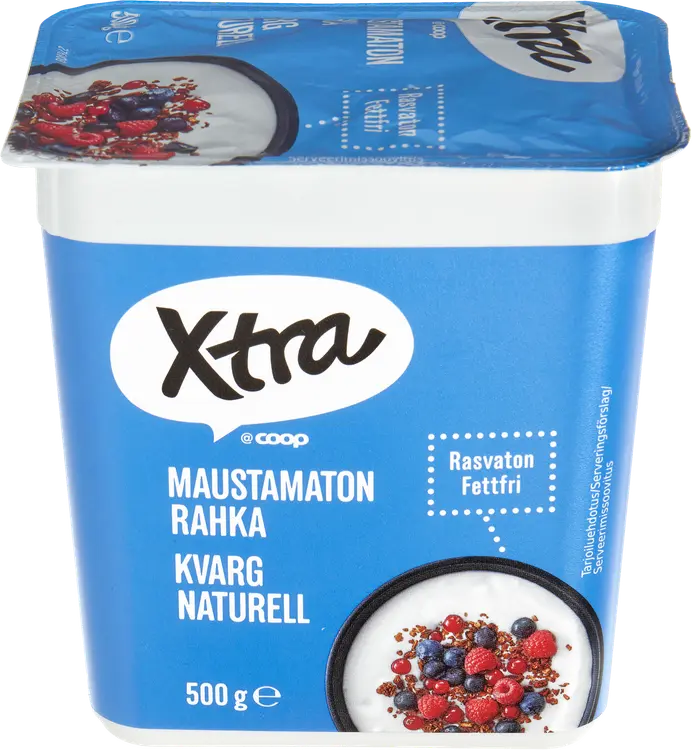 Xtra maustamaton rasvaton rahka 500 g