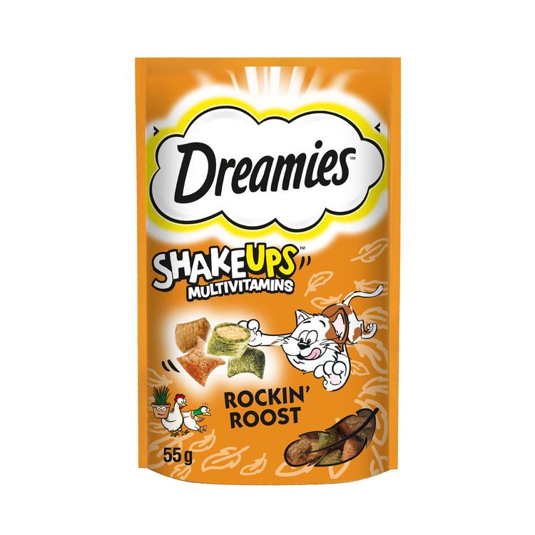 Dreamies Shakeups Multivitamin Rockin' Roost 55g