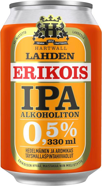 Lahden Erikois IPA olut 0,5% 0,33 l