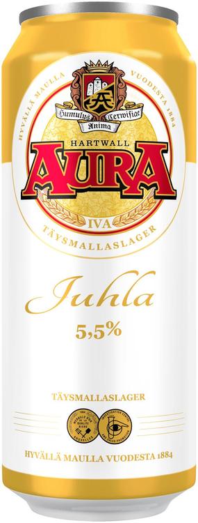 Aura Juhlaolut 5,5% 0,5 l