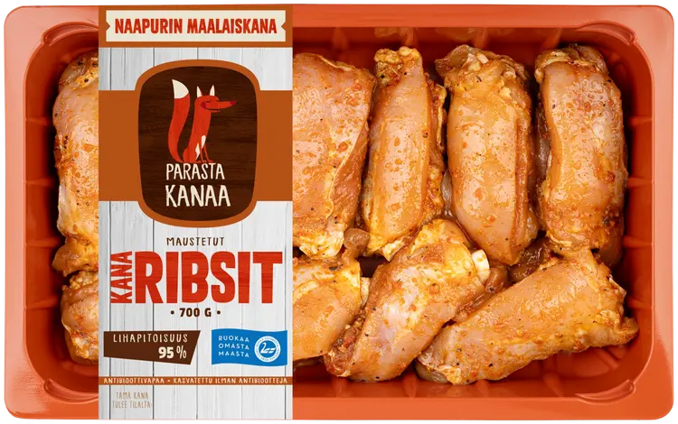 Naapurin Maalaiskanan kanaribsit, maustettu 700g