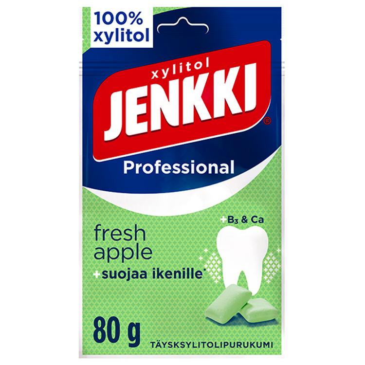 Jenkki Professional Fresh Apple täysksylitolipurukumi 80g
