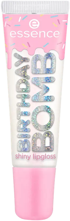 essence BIRTHDAY BOMB shiny lipgloss 01 Cake My Day! 10 ml