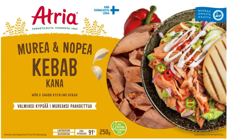 Atria Murea & Nopea Kana Kebab 250g