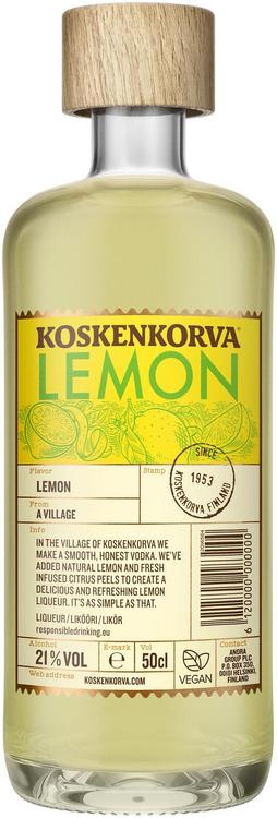 Koskenkorva Lemon Shot liköör 21%vol 500ml