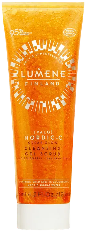 Lumene VALO Heleyttävä & kuoriva puhdistusgeeli 125ml