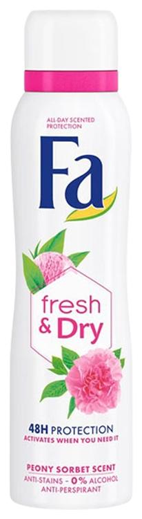 Spreideodorant Fresh&Dry Peony Sorbet 150 ml