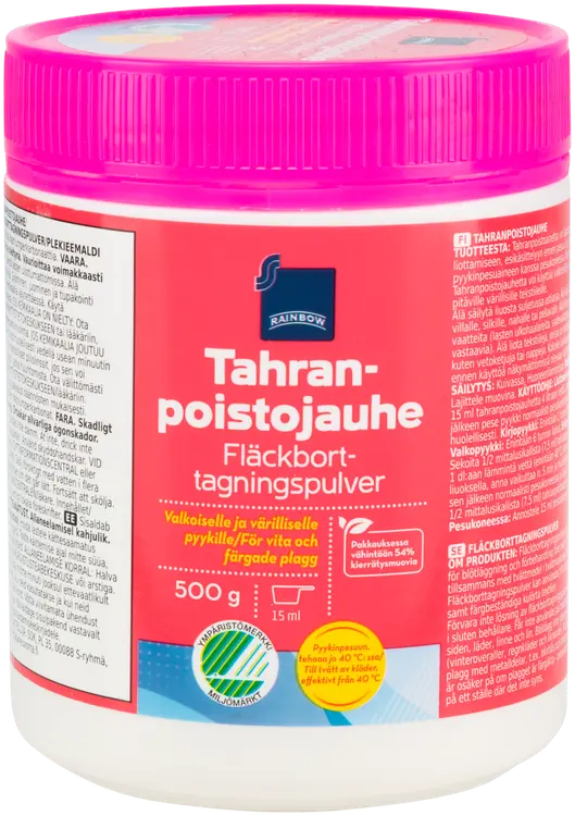 Rainbow 500g tahranpoistojauhe