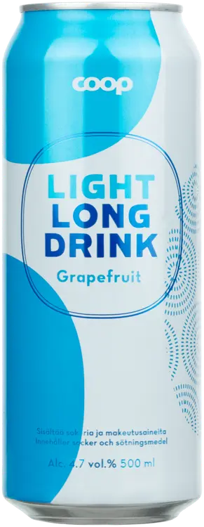 Coop long drink greippi light 4,7% 0,5L