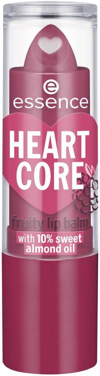 essence HEART CORE fruity lip balm 05 Bold Blackberry 3 g