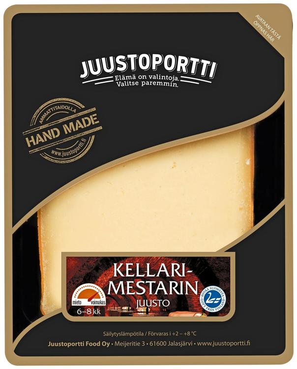 Juustoportti Kellarimestarin juusto 175 g laktoositon