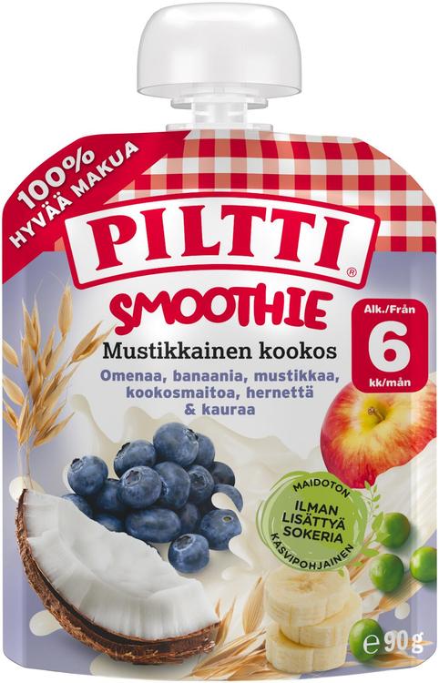 Piltti Smuuti mustikas kookos 6k 90g