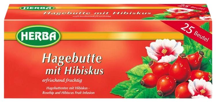 Kibuvitsa-hibiskitee niidiga kotis 25pk, 50g