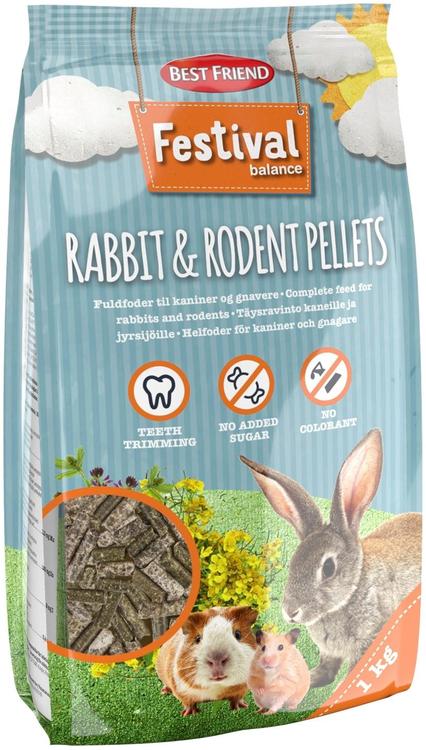 Best Friend Festival Balance Rabbit&Rodent pellets 1kg