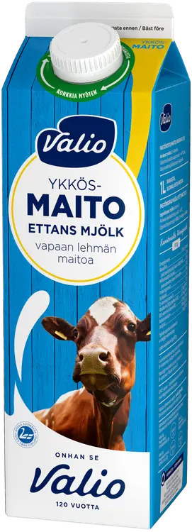 Valio vapaan lehmän ykkösmaito 1 l