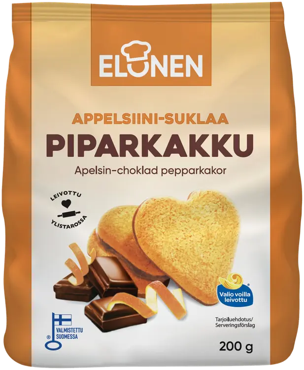 Elonen appelsiini-suklaa piparkakku 200g