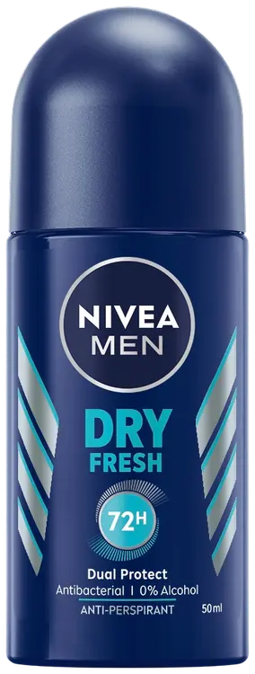 NIVEA MEN 50ml Dry Fresh Deo Roll-on -antiperspirantti