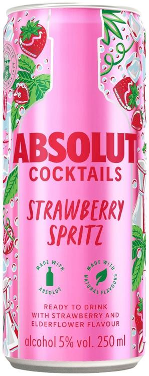 Absolut Strawberry Spritz 25cl5%