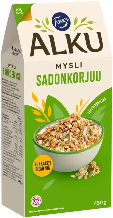 Fazer Alku Sadonkorjuumysli 450 g