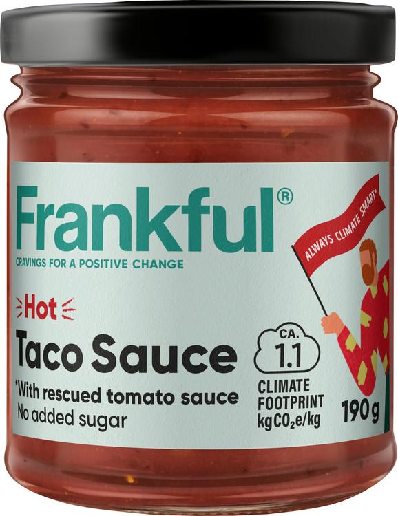 Frankful taco sauce hot tulinen tomaattisalsakastike 190g