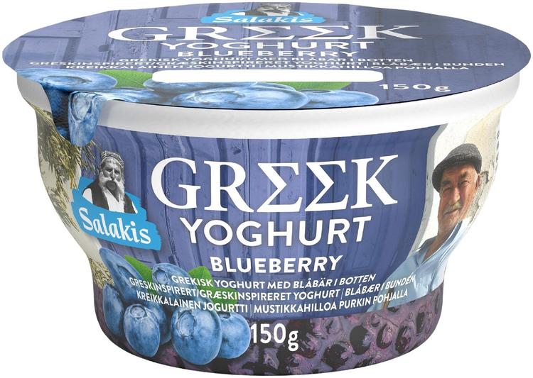 Salakis Kreikkalainen jogurtti mustikkahilloa 150g