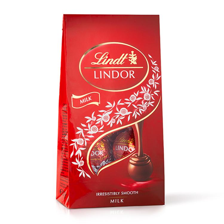 Lindt LINDOR Maito täyte maitosuklaakuula 137g