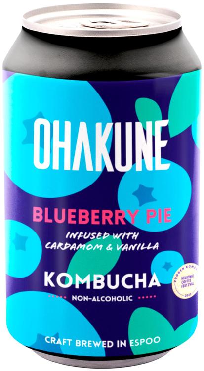 Ohakune Kombucha Blueberry Pie teejuoma, 330ml