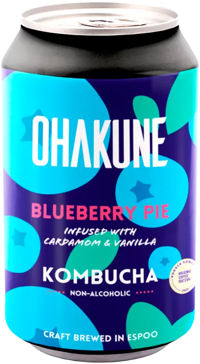 Ohakune Kombucha Blueberry Pie teejuoma, 330ml